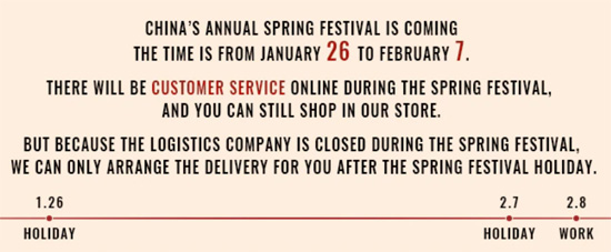 AliExpress Customer Service Hours During Chinese New Year