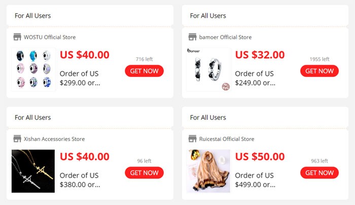 Aliexpress coupon