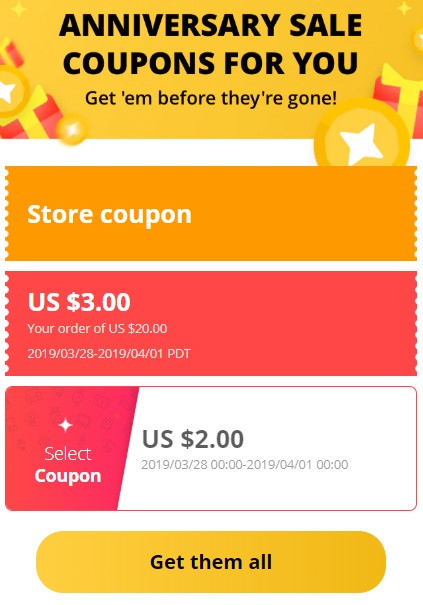 Your Aliexpress Story Time Machine. How to view the user's infographic.