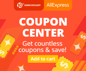 COUPON CENTER ALIEXPRESS 10 YEARS - soon will be update