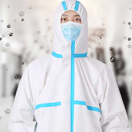 Disposable Anti-epidemic Antibacterial Plastic Closures Isolation Suit Protective Clothing Dust-proof Coveralls Antistatic