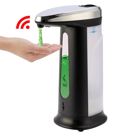 400ML Automatic Liquid Soap Dispenser Smart Sensor soap dispensador Touchless ABS soap Dispenser for Kitchen Bathroom aliexpress