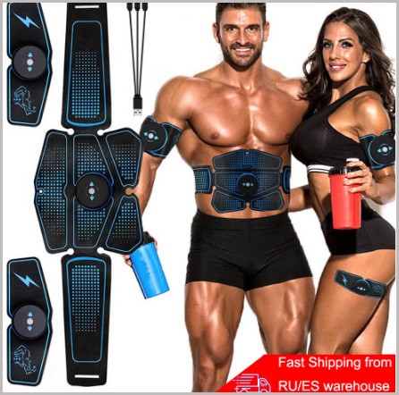 Abdominal Muscle Stimulator Trainer EMS Abs Fitness Equipment Training Gear Muscles Electrostimulator Toner Exercise At Home Gym Buy on Aliexpress