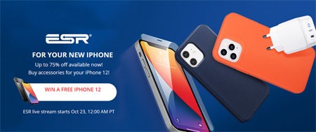 Buy accessories for your iPhone 12 WIN A FREE IPHONE 12