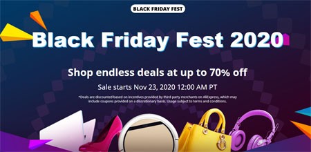 Black Friday Fest 2020 AliExpress Chinese Big Sale