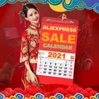 Aliexpress 2021 sales calendar