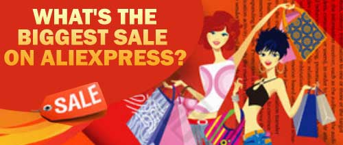 What's the biggest sale on Aliexpress?