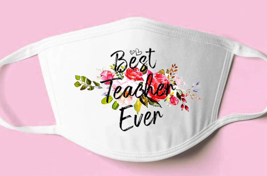 Cute mask for teacher