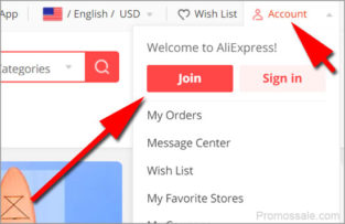 How To Create An Account On AliExpress - PromosSale