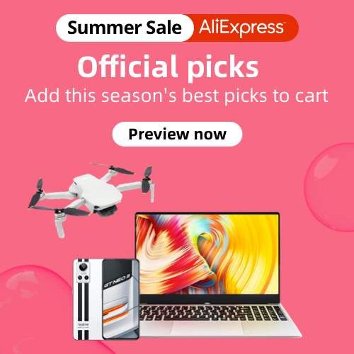Warm-up time of the summer sale on AliExpress
