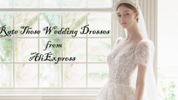 Rate These Wedding Dresses from AliExpress