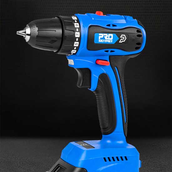 Electric drill with lithium-ion battery