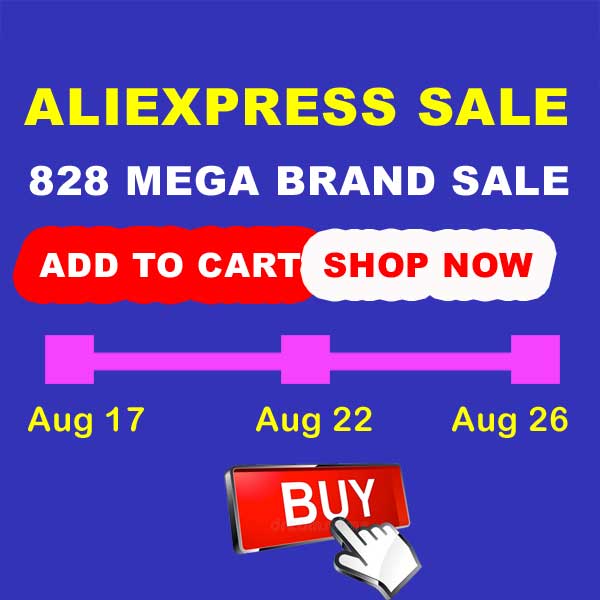 AliExpress Sale - 828 Mega Brand Summer Sale 2022