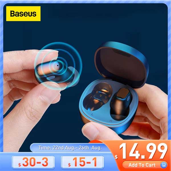 Baseus WM01 TWS Bluetooth Earphones Stereo Wireless 5.0