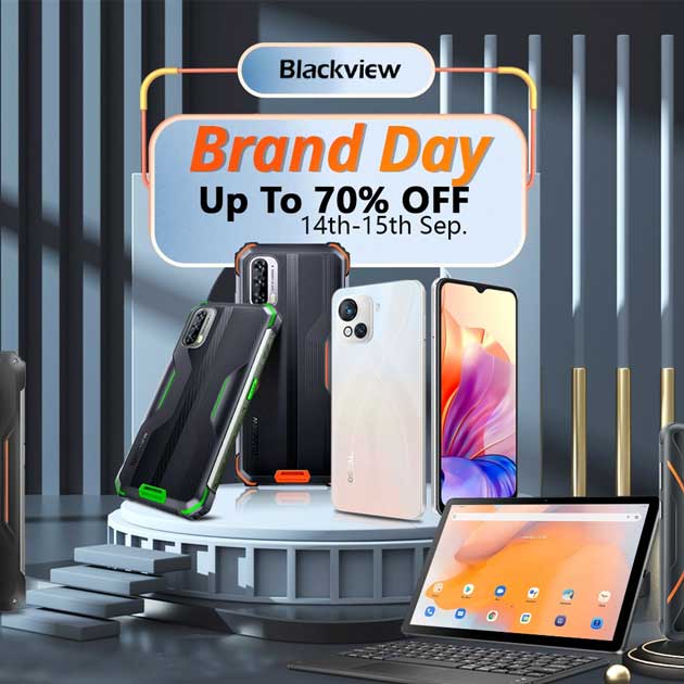 Brand Day Blackview AliExpress Sale - Get Free Gifts