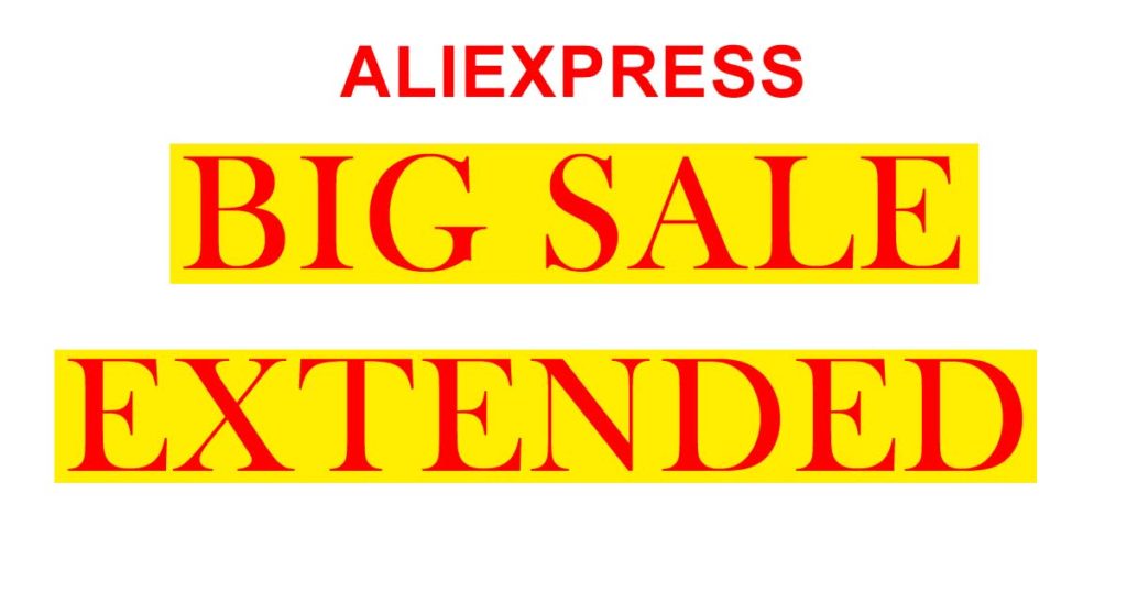 AliExpress Great Sale extended