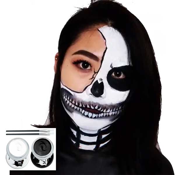 Skeleton Face Paint - Halloween