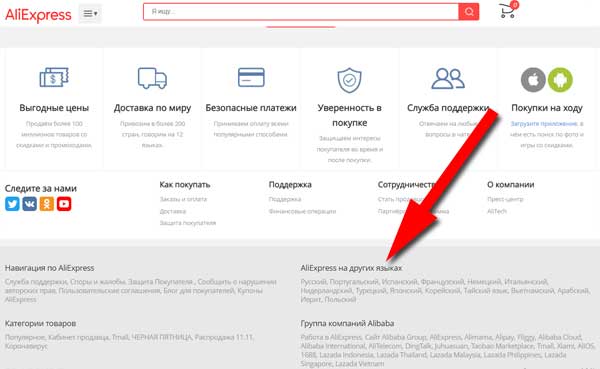Russian Aliexpress ru