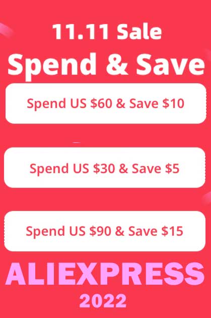 Spend & Save AliExpress 11.11