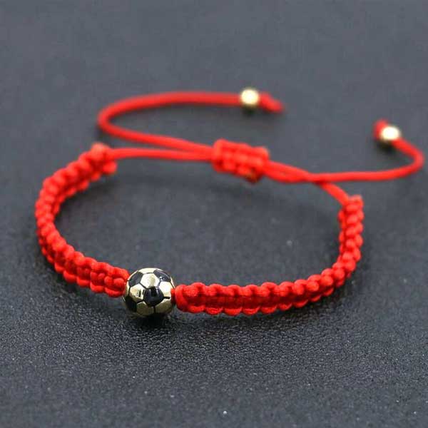 Amulet bracelet for soccer fans