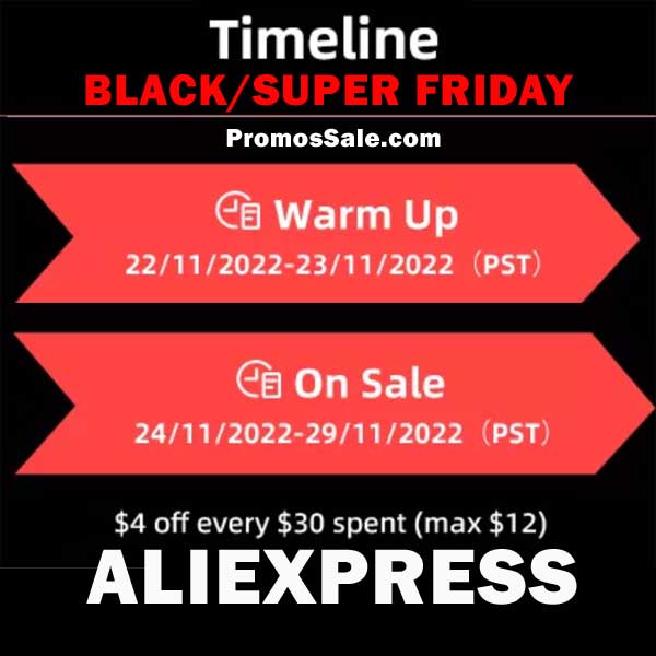 TimeLine AliExpress Black Friday