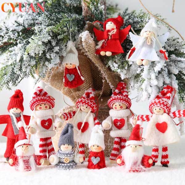 Cute toys for decorating the Christmas tree