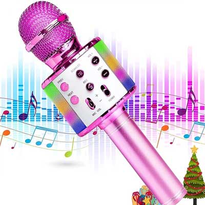 karaoke microphone gift idea