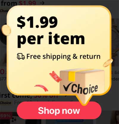 $1 per items AliExpress Choice