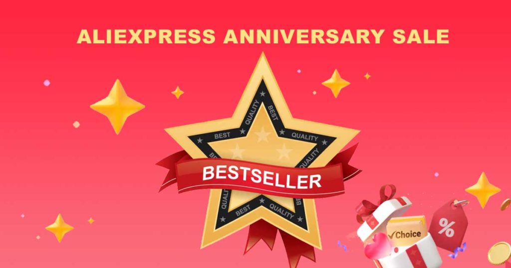 Buy bestsellers at AliExpress Anniversary Sale