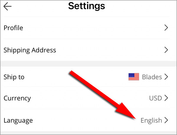 How to Change Language on AliExpress