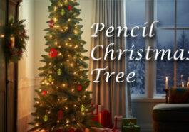 Pencil Christmas Tree Happy New Year