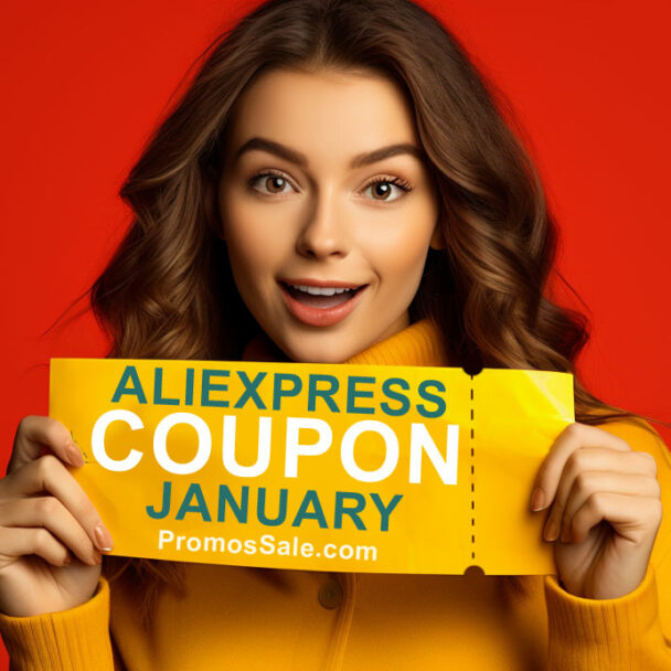 AliExpress Promo Code And Coupon January 2024 PromosSale   Ali Promo Codes Jan 2024 608x608 