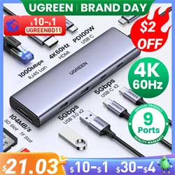 USB C HUB 4K60Hz UGREEN