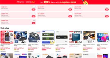 Hot 500+ items with AliExpress Promo Codes