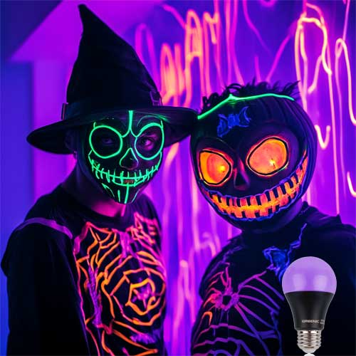 LED Black Light Bulb neon Halloween club party