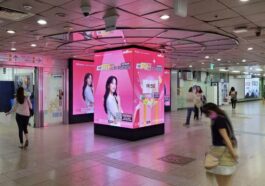 Double 11 Advertising Posters from AliExpress on Popular Subway Lines in South Korea