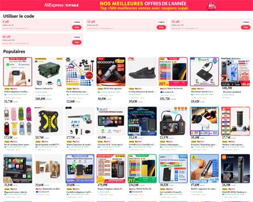 Best Deals of the Year - Hot 500+ items with extra Coupon Codes AliExpress Sale 2024 11.11