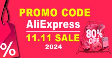 AliExpress Promo Codes 11.11 2024 علي إكسبريس